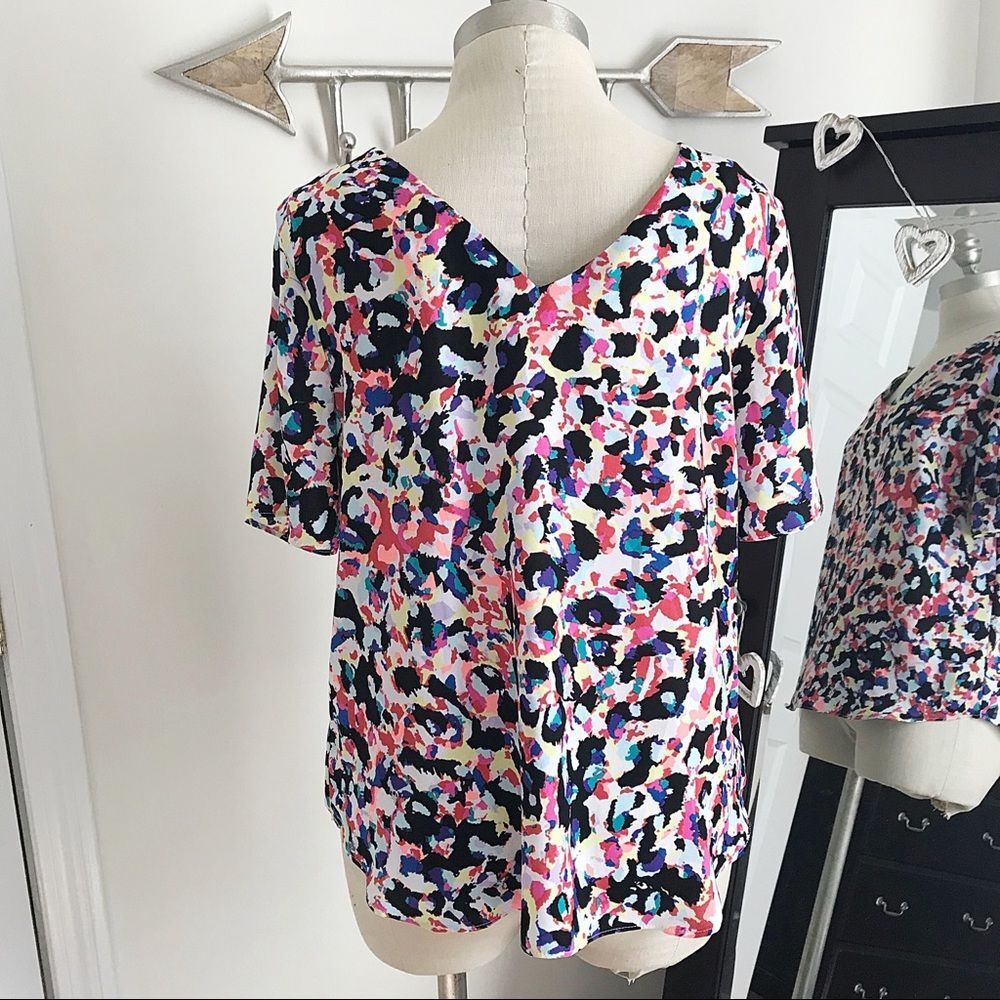 ⭐️Multi Color Animal Print Top⭐️ - Picture 4 of 4